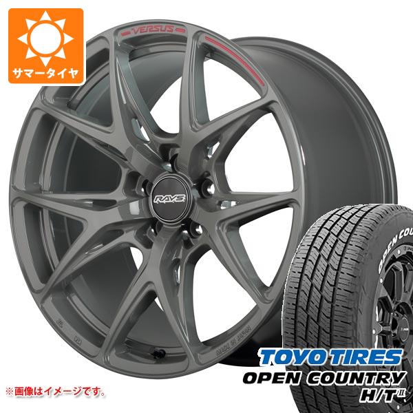 【タイヤ交換対象】サマータイヤ 235/60R18 103H トーヨー オープンカントリー H/T2 ホワイトレター レイズ ベルサス クラフトコレクション VV21S 8.0-18 タイヤホイール4本セット