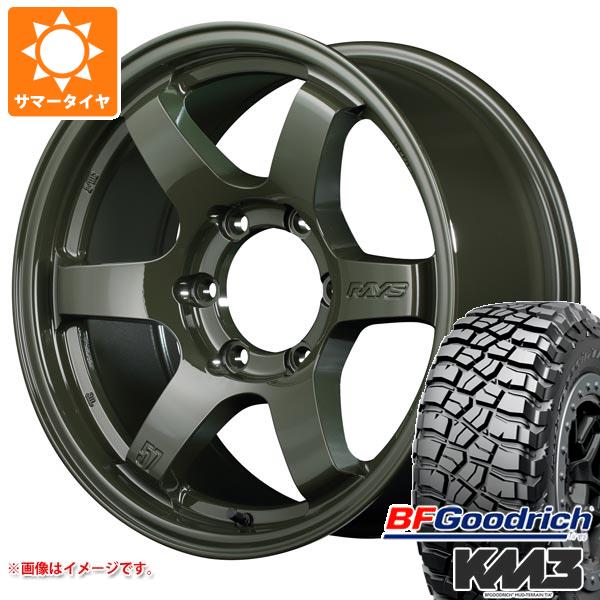 【タイヤ交換対象】5本セット FJクルーザー 10系用 サマータイヤ BFグッドリッチ マッドテレーンT/A KM3 LT265/70R17 121/118Q レイズ グラムライツ 57DR-X LTD 8.0-17 タイヤホイール5本セット
