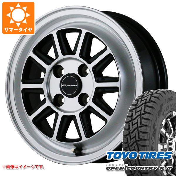 【タイヤ交換対象】キャリイ DA16T用 サマータイヤ トーヨー オープンカントリー R/T 165/65R15 81Q ホワイトレター ドゥオール フェニーチェ RX4 5.0-15 タイヤホイール4本セット