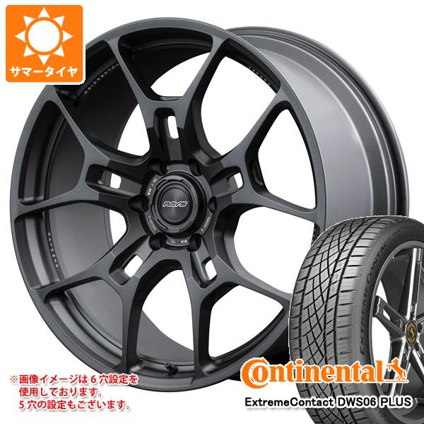 【タイヤ交換対象】サマータイヤ 265/40R22 106W XL コンチネンタル エクストリームコンタクト DWS06 プラス レイズ ボルクレーシング G025GC 9.0-22 タイヤホイール4本セット