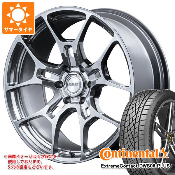 【タイヤ交換対象】サマータイヤ 265/30R22 97Y XL コンチネンタル エクストリームコンタクト DWS06 プラス レイズ ボルクレーシング G025GC 9.0-22 タイヤホイール4本セット