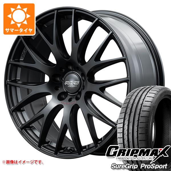 【タイヤ交換対象】40系アルファード用 サマータイヤ グリップマックス シュアグリップ プロスポーツ 245/40ZR21 100Y XL レイズ ホムラ 2x9 プラス スポーツエディション 9.0-21 タイヤホイール4本セット
