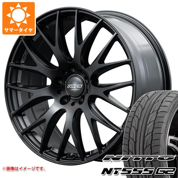 【タイヤ交換対象】サマータイヤ 235/35R20 92Y XL ニットー NT555 G2 レイズ ホムラ 2x9 プラス スポーツエディション 8.5-20 タイヤホイール4本セット