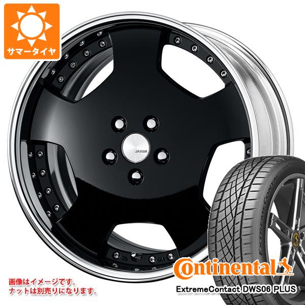 【タイヤ交換対象】サマータイヤ 245/40R20 99Y XL コンチネンタル エクストリームコンタクト DWS06 プラス ワーク ランベック LDZ 8.5-20 タイヤホイール4本セット