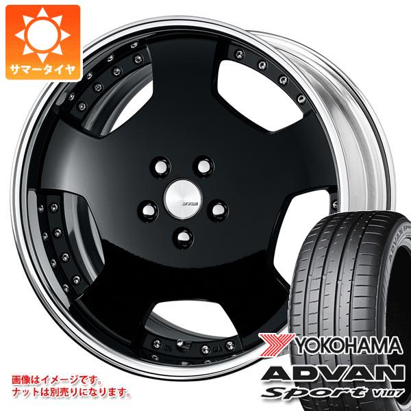 【タイヤ交換対象】サマータイヤ 245/45R20 103Y XL ヨコハマ アドバンスポーツV107 V107A ワーク ランベック LDZ 8.5-20 タイヤホイール4本セット