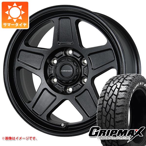 【タイヤ交換対象】ハイエース 200系用 サマータイヤ グリップマックス マッドレイジ R/T MAX LT215/70R16 100/97R ホワイトレター ランドフット GWD 6.5-16 タイヤホイール4本セット
