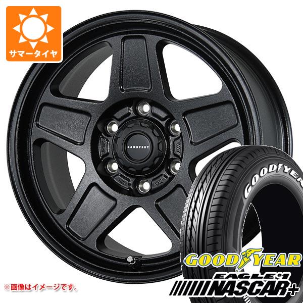 【タイヤ交換対象】ハイエース 200系用 2026年製 サマータイヤ グッドイヤー イーグル ＃1 ナスカープラス 215/65R16C 109/107R ホワイトレター ランドフット GWD 6.5-16 タイヤホイール4本セット