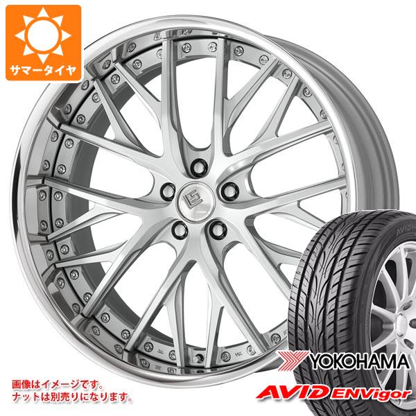 【タイヤ交換対象】サマータイヤ 245/35R21 96W XL ヨコハマ エービッド エンビガー S321 ワーク LS バサラ 8.5-21 タイヤホイール4本セット