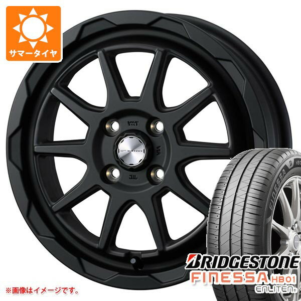 【タイヤ交換対象】スズキ エブリイバン DA17V用 サマータイヤ ブリヂストン フィネッサ HB01 165/65R15 81S マッドヴァンス06 4.5-15 タイヤホイール4本セット