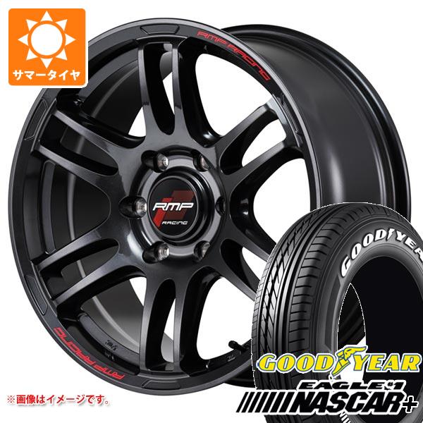 【タイヤ交換対象】ハイエース 200系用 2025年製 サマータイヤ グッドイヤー イーグル ＃1 ナスカープラス 215/60R17C 109/107R ホワイトレター RMP レーシング R26 6.5-17 タイヤホイール4本セット