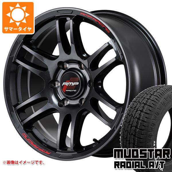 【タイヤ交換対象】トヨタ ハイエース 200系用 サマータイヤ マッドスター ラジアル A/T 215/65R16C 109/107L ホワイトレター MID レーシング R26 6.5-16 タイヤホイール4本セット