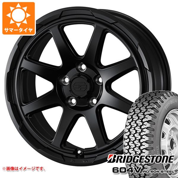 【タイヤ交換対象】タウンエース バン 400系後期用 サマータイヤ ブリヂストン 604V RD-604 スチール 165R14 8PR (165/80R14 97/95N相当) スタットベルク 5.0-14 タイヤホイール4本セット