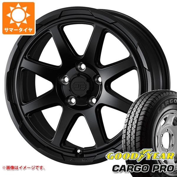 【タイヤ交換対象】タウンエース バン 400系前期用 サマータイヤ グッドイヤー カーゴ プロ 175/80R14 99/98N (175R14 8PR相当) スタットベルク 5.0-14 タイヤホイール4本セット