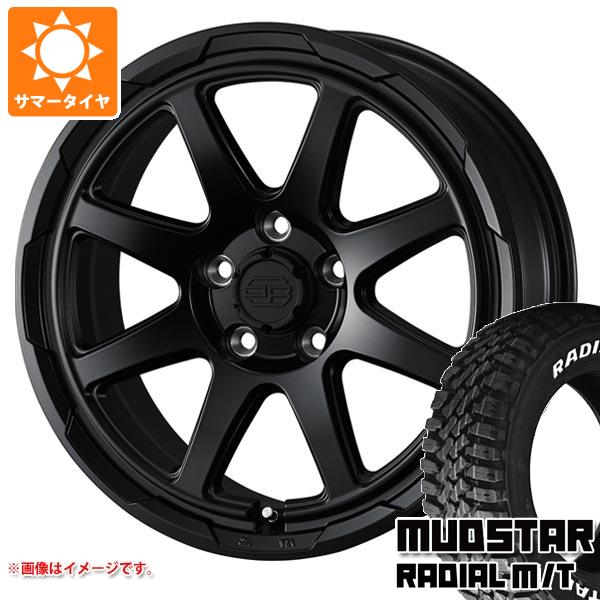 【タイヤ交換対象】エクリプスクロス GK系用 サマータイヤ マッドスター ラジアル M/T 215/70R16 100T ホワイトレター スタットベルク 7.0-16 タイヤホイール4本セット
