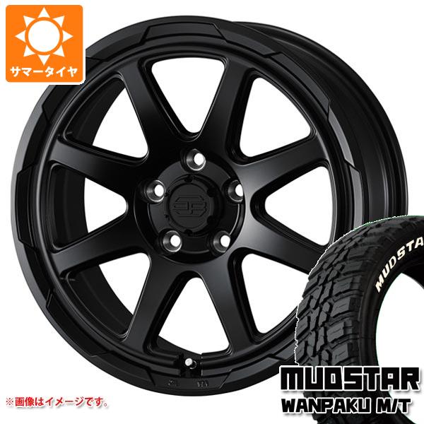 【タイヤ交換対象】エクリプスクロス GK系用 サマータイヤ マッドスター ワンパク M/T 235/70R16 106S ホワイトレター スタットベルク 7.0-16 タイヤホイール4本セット