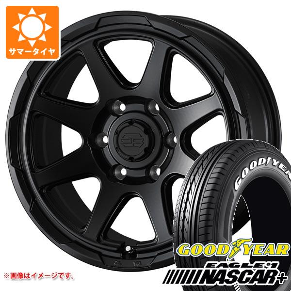 【タイヤ交換対象】ハイエース 200系用 2026年製 サマータイヤ グッドイヤー イーグル ＃1 ナスカープラス 215/65R16C 109/107R ホワイトレター スタットベルク 6.5-16 タイヤホイール4本セット