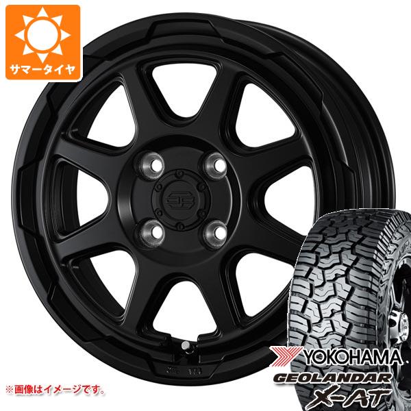 【タイヤ交換対象】キャリイ DA16T用 サマータイヤ ヨコハマ ジオランダー X-AT G016 LT165/65R14 81/78Q ブラックレター G016A スタットベルク 4.5-14 タイヤホイール4本セット