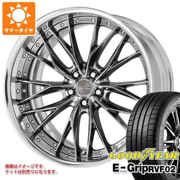 【タイヤ交換対象】サマータイヤ 245/40R20 99W XL グッドイヤー エフィシエントグリップ RVF02 ワーク シュヴァート ブルネン 8.5-20 タイヤホイール4本セット