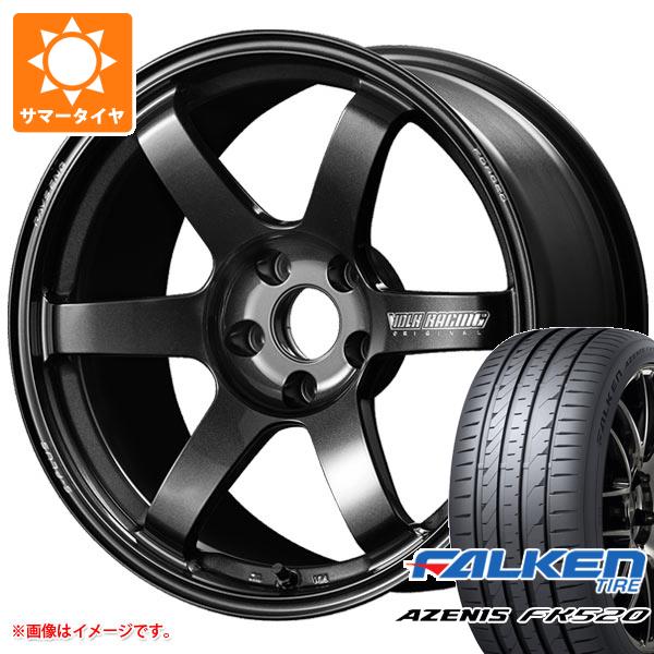 【タイヤ交換対象】サマータイヤ 225/50R17 98Y XL ファルケン アゼニス FK520L レイズ ボルクレーシング TE37 サーガ Sプラス 7.5-17 タイヤホイール4本セット