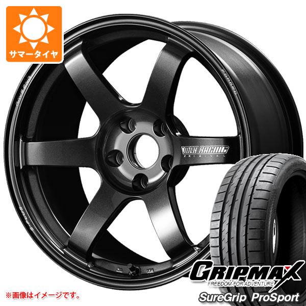 【タイヤ交換対象】サマータイヤ 225/35R19 88Y XL グリップマックス シュアグリップ プロスポーツ レイズ ボルクレーシング TE37 サーガ Sプラス 8.5-19 タイヤホイール4本セット