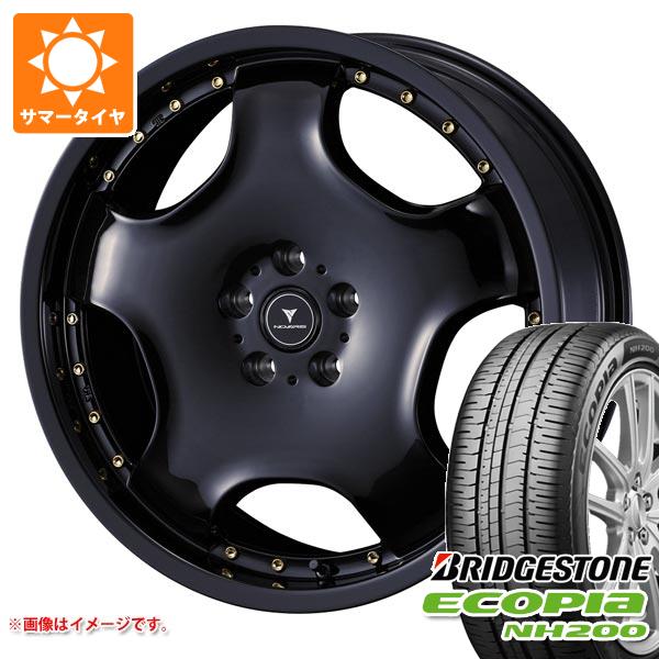 Rakuten - 【タイヤ交換対象】サマータイヤ 225/45R18 95W XL ブリヂストン エコピア NH200 ノヴァリス アセット D1 8.0-18 タイヤホイール4本セット