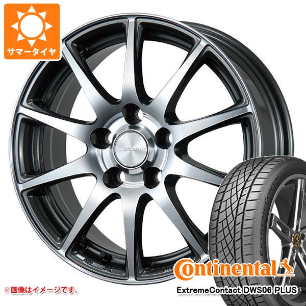 【タイヤ交換対象】サマータイヤ 215/40R18 89Y XL コンチネンタル エクストリームコンタクト DWS06 プラス エコフォルム CRS23 7.5-18 タイヤホイール4本セット