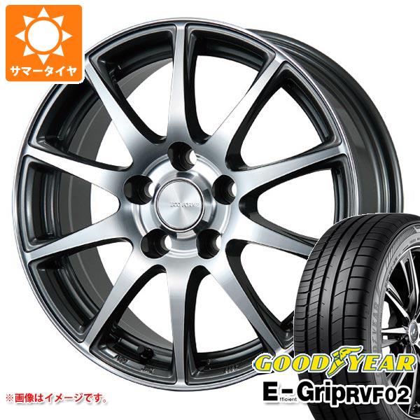 【タイヤ交換対象】サマータイヤ 225/55R17 101V XL グッドイヤー エフィシエントグリップ RVF02 エコフォルム CRS23 7.0-17 タイヤホイール4本セット