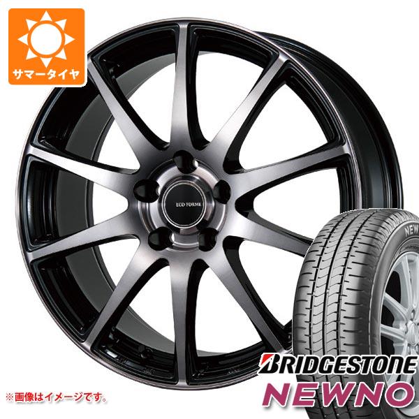 【タイヤ交換対象】サマータイヤ 215/45R17 91W XL ブリヂストン ニューノ エコフォルム CRS23 7.0-17 タイヤホイール4本セット