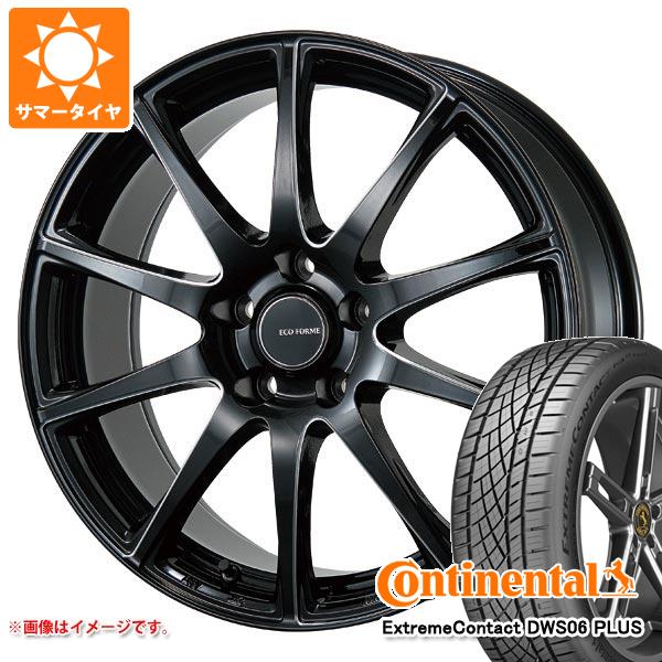 【タイヤ交換対象】サマータイヤ 195/50R16 84W コンチネンタル エクストリームコンタクト DWS06 プラス エコフォルム CRS23 6.5-16 タイヤホイール4本セット
