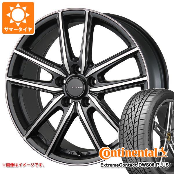 【タイヤ交換対象】サマータイヤ 215/50R17 95W XL コンチネンタル エクストリームコンタクト DWS06 プラス エコフォルム CRS20 7.0-17 タイヤホイール4本セット