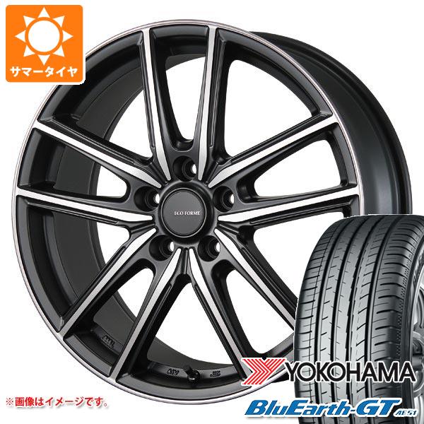 Rakuten - 【タイヤ交換対象】サマータイヤ 185/60R15 84H ヨコハマ ブルーアースGT AE51 エコフォルム CRS20 5.5-15 タイヤホイール4本セット