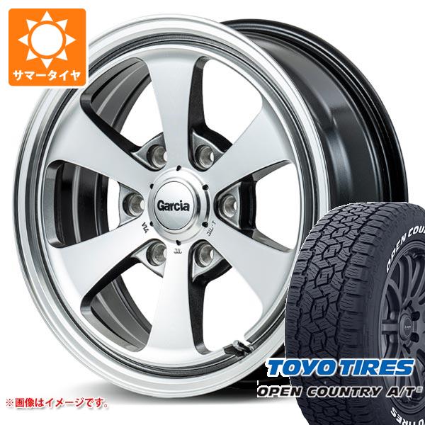 【タイヤ交換対象】ハイエース 200系用 2025年製 サマータイヤ トーヨー オープンカントリー A/T3 215/65R16C 109/107R ホワイトレター ガルシア ダラス6 6.5-16 タイヤホイール4本セット