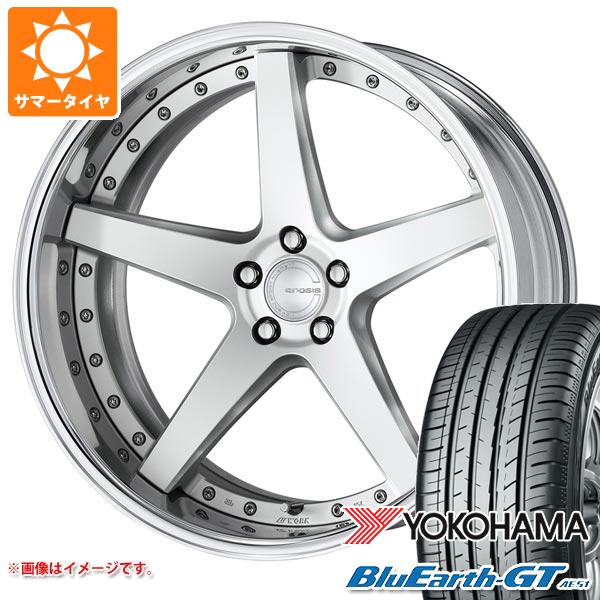 【タイヤ交換対象】サマータイヤ 245/35R19 93W XL ヨコハマ ブルーアースGT AE51 ワーク グノーシス CVF 8.5-19 タイヤホイール4本セット