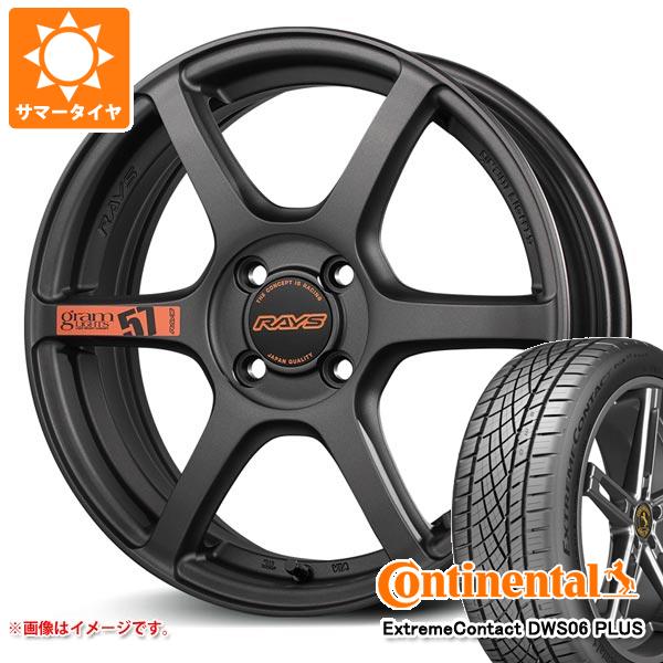 【タイヤ交換対象】サマータイヤ 205/50R17 93W XL コンチネンタル エクストリームコンタクト DWS06 プラス レイズ グラムライツ 57C6 スペックD 7.0-17 タイヤホイール4本セット