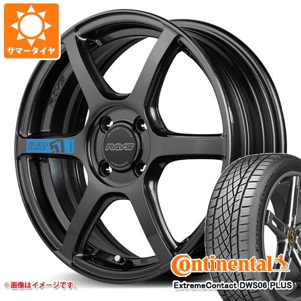 【タイヤ交換対象】サマータイヤ 205/50R17 93W XL コンチネンタル エクストリームコンタクト DWS06 プラス レイズ グラムライツ 57C6 スペックM 7.0-17 タイヤホイール4本セット