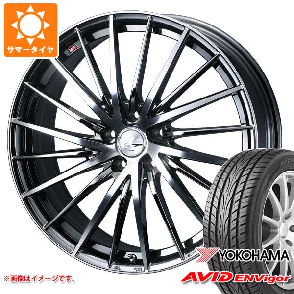 【タイヤ交換対象】サマータイヤ 245/35R20 95W XL ヨコハマ エービッド エンビガー S321 レオニス FR 8.5-20 タイヤホイール4本セット