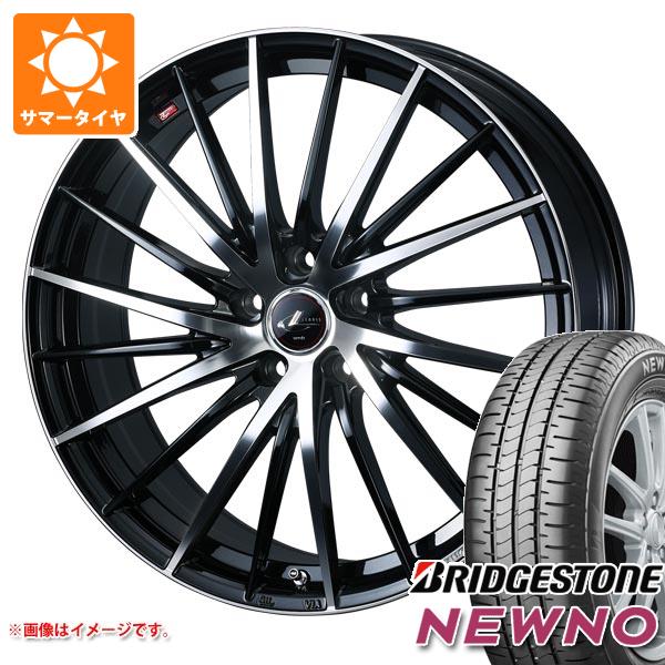 樂天商城 - 【タイヤ交換対象】サマータイヤ 165/55R15 75V ブリヂストン ニューノ レオニス FR 4.5-15 タイヤホイール4本セット