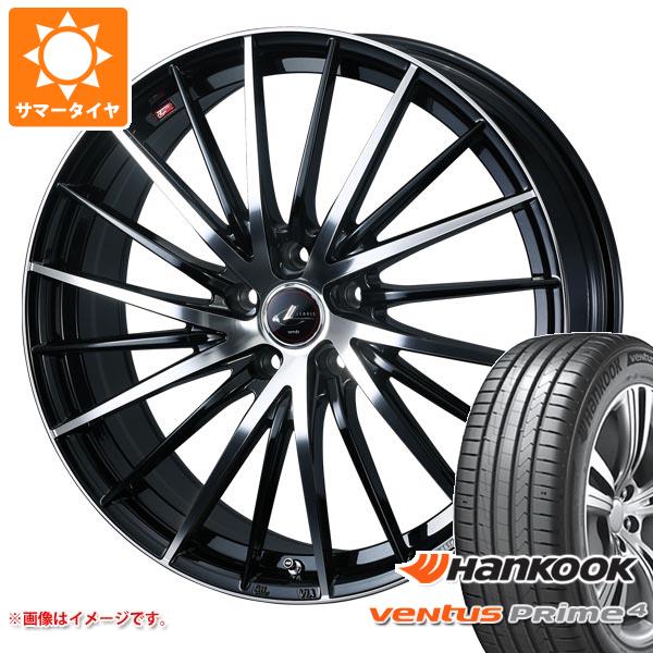 【タイヤ交換対象】サマータイヤ 225/50R17 98W XL ハンコック ベンタス プライム4 K135 レオニス FR 7.0-17 タイヤホイール4本セット