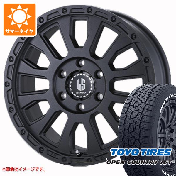 【タイヤ交換対象】ハイエース 200系用 2024年製 サマータイヤ トーヨー オープンカントリー A/T3 215/60R17C 109/107R ホワイトレター ラ・ストラーダ アヴェンチュラ 6.5-17 タイヤホイール4本セット