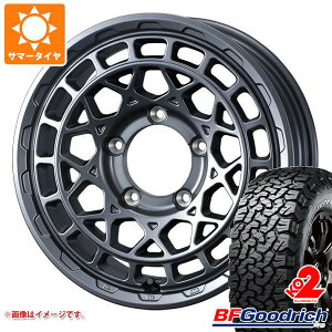 【タイヤ交換対象】ジムニー JB64W用 サマータイヤ 2023年製 BFグッドリッチ オールテレーンT/A KO2 LT215/70R16 100/97R ホワイトレター マッドヴァンスX タイプM 5.5-16 タイヤホイール4本セット