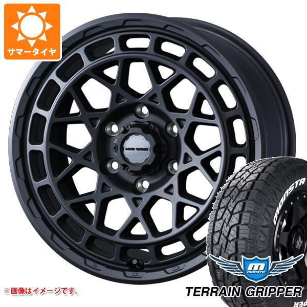 【タイヤ交換対象】ランドクルーザー プラド 150系用 サマータイヤ モンスタ テレーングリッパー 265/70R17 115T ホワイトレター マッドヴァンスX タイプM 8.0-17 タイヤホイール4本セット