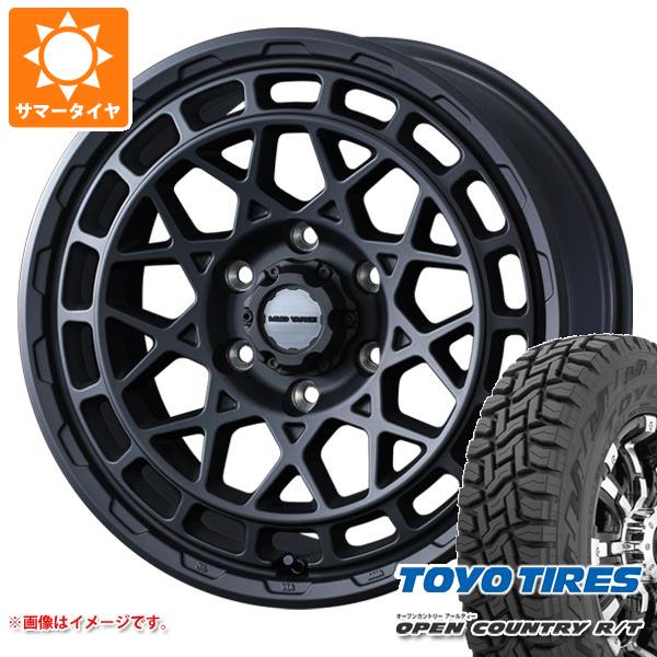【タイヤ交換対象】NV350キャラバン E26用 サマータイヤ トーヨー オープンカントリー R/T 215/65R16C 109/107Q ホワイトレター マッドヴァンスX タイプM 6.5-16 タイヤホイール4本セット