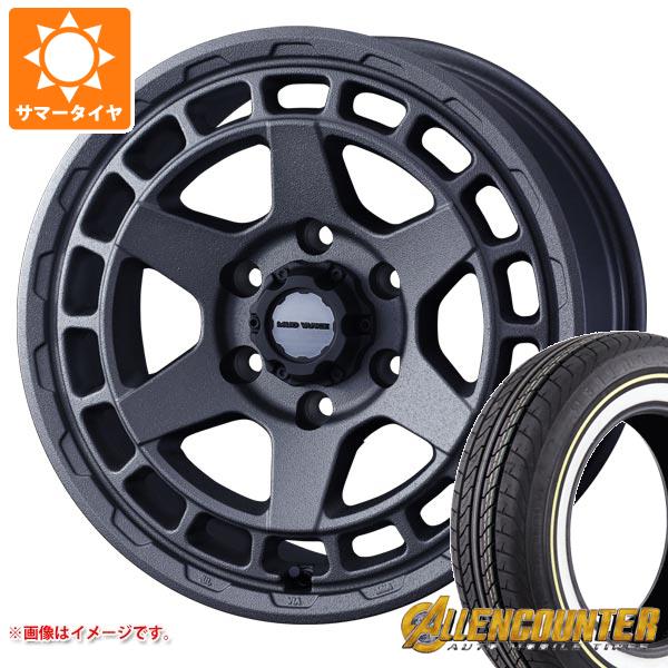 【タイヤ交換対象】NV350キャラバン E26用 サマータイヤ オーレンカウンター クラシックオーバル 215/65R16C 109/107T ホワイト/イエローリボン マッドヴァンスX タイプS 6.5-16 タイヤホイール4本セット