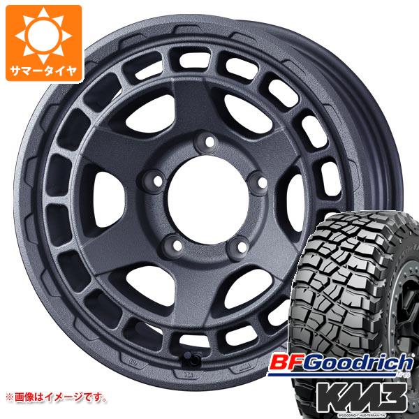 【タイヤ交換対象】ジムニーシエラ JB74W用 サマータイヤ BFグッドリッチ マッドテレーンT/A KM3 LT225/75R16 115/112Q マッドヴァンスX タイプS 6.0-16 タイヤホイール4本セット