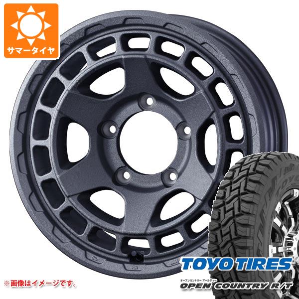 【タイヤ交換対象】5本セット ジムニーシエラ JB74W用 サマータイヤ トーヨー オープンカントリー R/T 195/80R15 96Q ブラックレター マッドヴァンスX タイプS 6.0-15 タイヤホイール5本セット