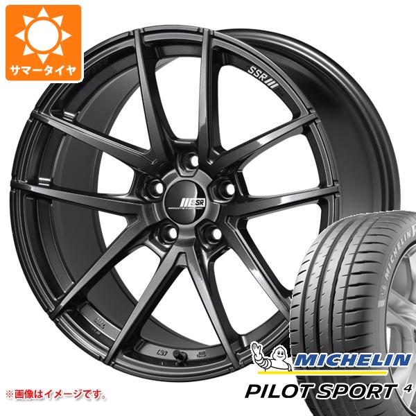 【タイヤ交換対象】サマータイヤ 225/55R19 103Y XL ミシュラン パイロットスポーツ4 NF0 ポルシェ承認 SSR ライナー タイプ10 モノブロック 8.0-19 タイヤホイール4本セット