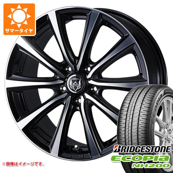 【タイヤ交換対象】サマータイヤ 225/45R17 94W XL ブリヂストン エコピア NH200 ライツレー MS 7.0-17 タイヤホイール4本セット
