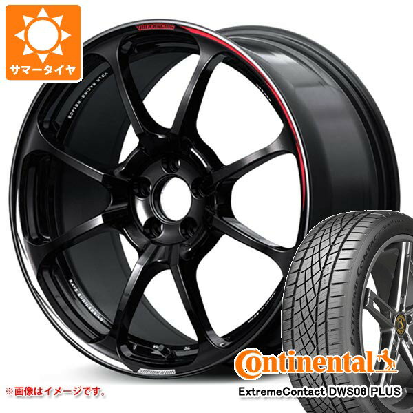 【タイヤ交換対象】ホンダ シビック タイプR FK8用 サマータイヤ コンチネンタル エクストリームコンタクト DWS06 プラス 245/40ZR18 97Y XL レイズ ボルクレーシング NE24 クラブスポーツ 9.5-18 タイヤホイール4本セット