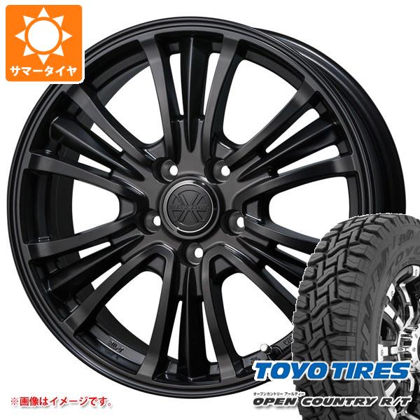 【タイヤ交換対象】T32エクストレイル用 2025年製 サマータイヤ トーヨー オープンカントリー R/T LT225/70R16 102/99Q ホワイトレター バザルト エックスタイプ2 7.0-16 タイヤホイール4本セット