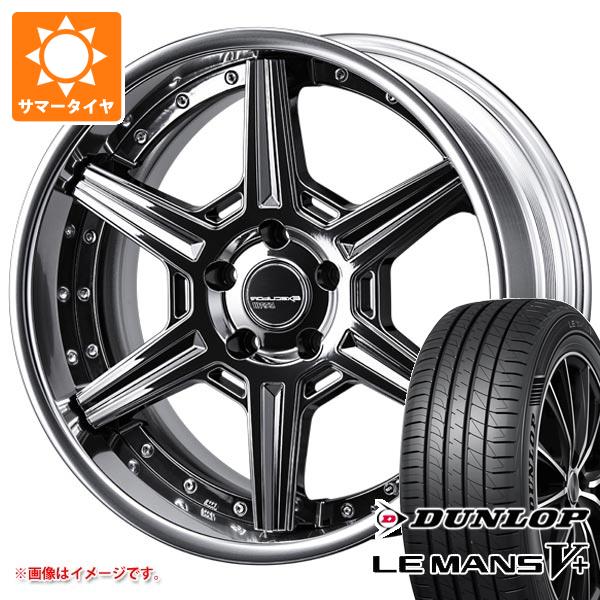 【タイヤ交換対象】サマータイヤ 235/40R19 96W XL ダンロップ ルマン5 LM5+ SSR エグゼキューター RC06R 8.0-19 タイヤホイール4本セット